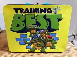 Teenage Mutant Ninja Turtles TMNT Training To Be The Best Metal Tin Lunchbox